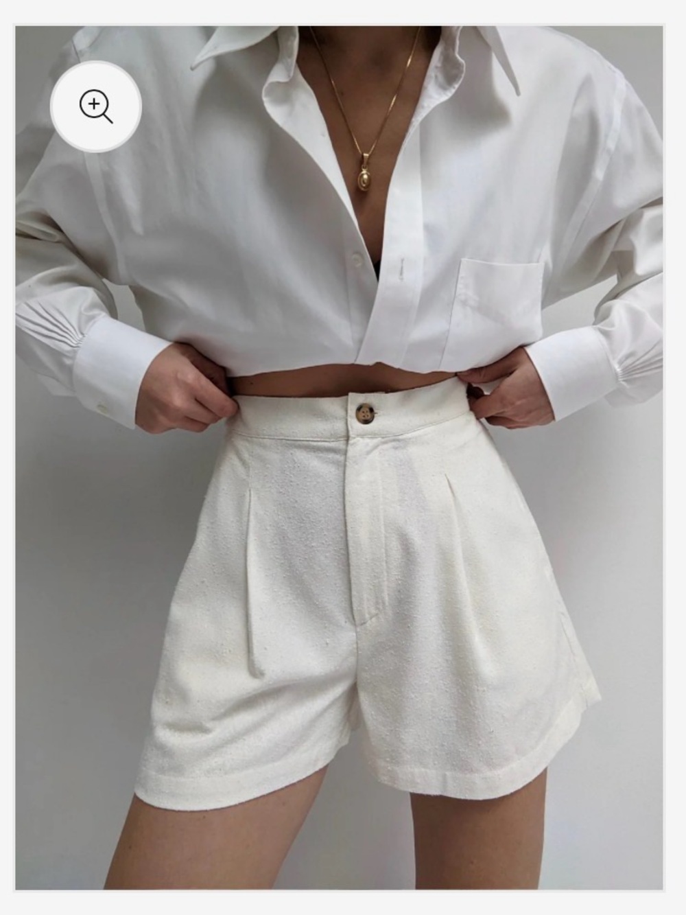 Na Nin Oliver Raw Silk Short